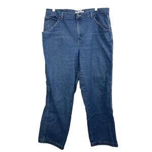 Tommy Hilfiger Vintage Carpenter Jeans Women’s 16 Baggy Wide Leg Blue 2002